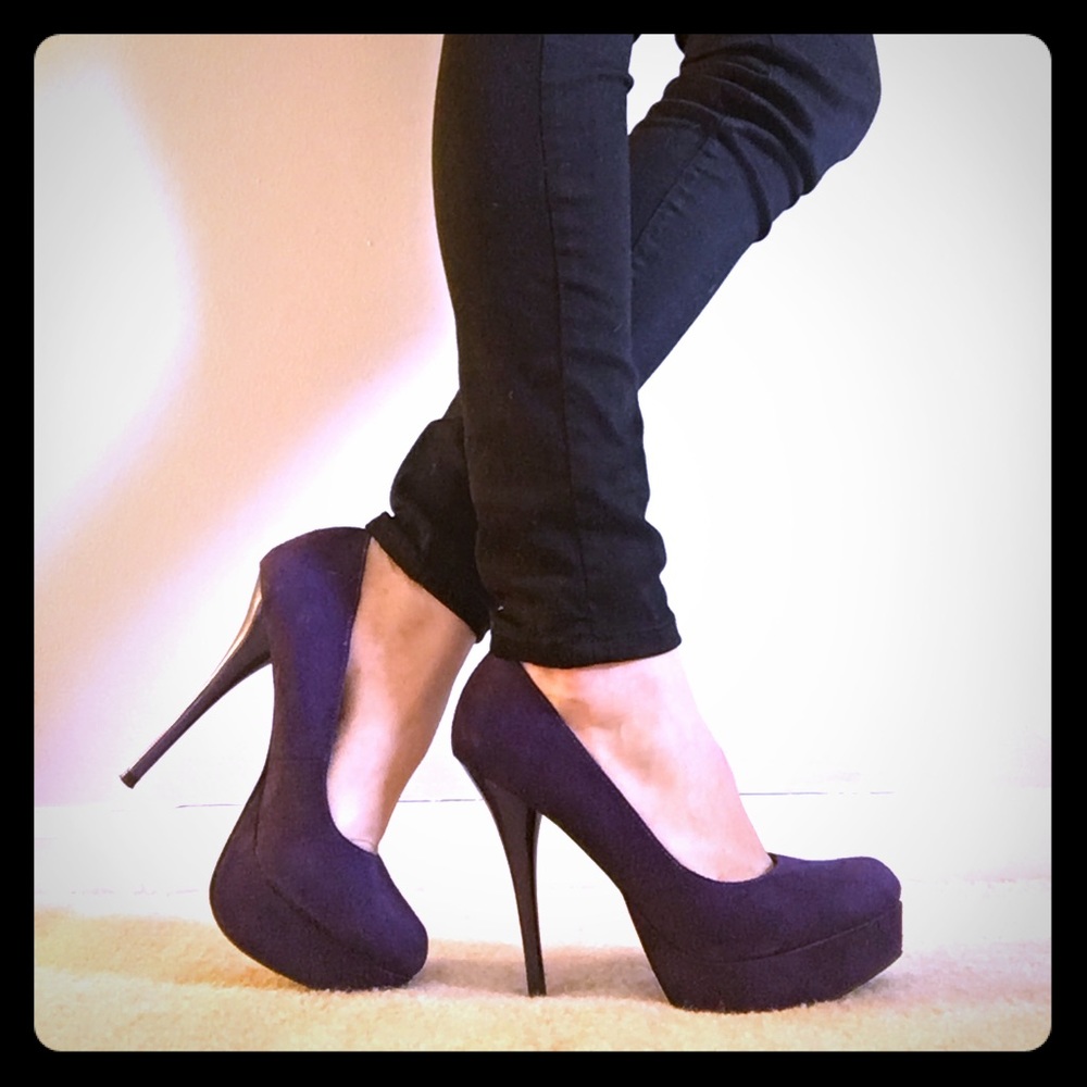 Charlotte Russe Purple Stiletto Heels